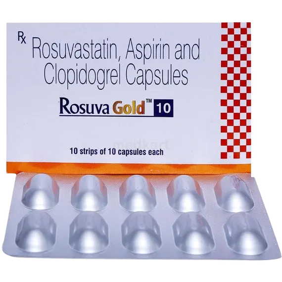 rosuva gold 10mg capsule 10's